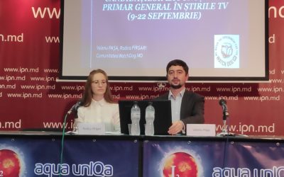 WatchDog.MD a lansat raportul de monitorizare a prezenței candidaților la funcția de primar general în știrile TV