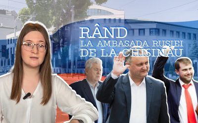 Rând la Ambasada Rusiei de la Chișinău